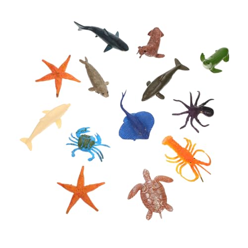 Hohopeti 12 Stück Teiliges Lebensechter Meerestiere Figuren aus Hochwertigem Kunststoff Realistische Unterwasser tiermodelle für Pädagogisches und Dekorative Sammelfiguren Hohopeti 12 Stück Teiliges Lebensechter Meerestiere Figuren aus Hochwertigem Kunststoff Realistische Unterwasser tiermodelle für Pädagogisches und Dekorative Sammelfiguren von Hohopeti