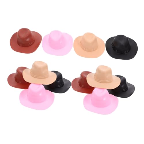 Hohopeti 12 Stück Teiliges Mini Cowboy Hüte aus Kunststoff Bunte Miniatur Hüte für DIY Bastelprojekte Puppenhaus Dekoration Party Accessoires Vielseitig für Mädchen und Miniaturen Hohopeti 12 Stück Teiliges Mini Cowboy Hüte aus Kunststoff Bunte Miniatur Hüte für DIY Bastelprojekte Puppenhaus Dekoration Party Accessoires Vielseitig für Mädchen und Miniaturen von Hohopeti