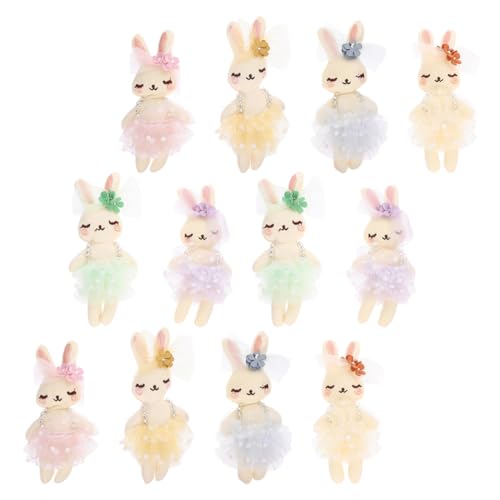 Hohopeti 12 Stück Teiliges in Farben Weiche Cartoon Bunny Puppen für DIY Haarreif Basteln Niedliche Hasen Stofftiere als Zimmerdeko Kuschelige Kaninchen Spielzeuge Hohopeti 12 Stück Teiliges in Farben Weiche Cartoon Bunny Puppen für DIY Haarreif Basteln Niedliche Hasen Stofftiere als Zimmerdeko Kuschelige Kaninchen Spielzeuge von Hohopeti