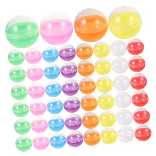 Hohopeti 120st Gacha-Schale Gummi Süßigkeitenbehälter Leerer Ball Für Party Befüllbarer Ball Multifunktionaler Leerer Ball Verdrehte Kugeln Leere Kugel Runde Kapseln Partygeschenk Plastik von Hohopeti