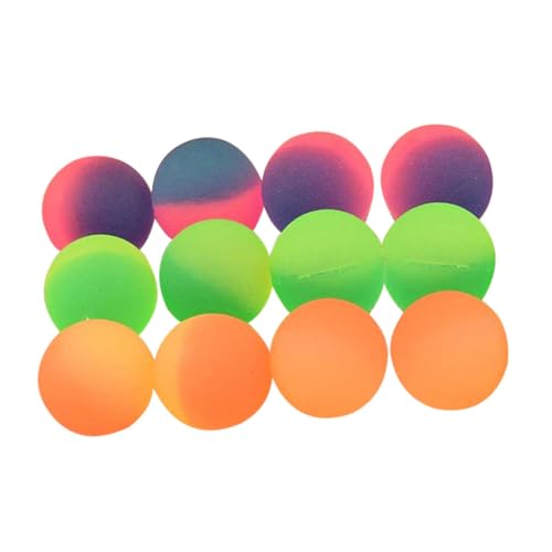 Hohopeti 12St Hüpfender Ball Spielzeug für Kinder Kinderspielzeug toys kid toys springende Bälle Spielzeug mit springenden Bällen Flash-Spielzeug Hüpfbälle aus Gummi Spiel Hüpfbälle von Hohopeti