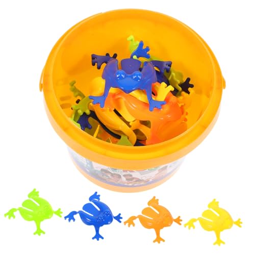 Hohopeti 12st Springspielzeug Mini Springfrösche Für Kinder Frosch Fingerpuppe Hüpfende Froschspielzeuge Badespielzeug Für Kinder Frösche Wickeln Spielzeug Auf Puppenzubehör Verrücktes Zeug von Hohopeti