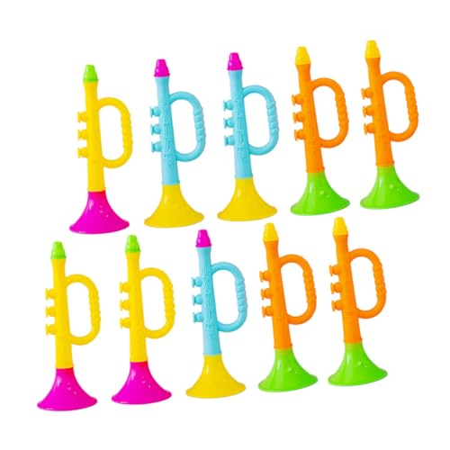 Hohopeti 14 Stück Teiliges Fußball Horn Leichte Kunststoff Tröten Laute Stadion Fanfaren für Party und Sportfans Tragbare Lärmmacher Trompeten Buntes Jubelspielzeug Hohopeti 14 Stück Teiliges Fußball Horn Leichte Kunststoff Tröten Laute Stadion Fanfaren für Party und Sportfans Tragbare Lärmmacher Trompeten Buntes Jubelspielzeug von Hohopeti