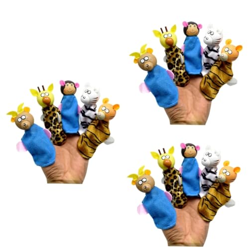 Hohopeti 15 STK Geschichte Fingerpuppen Kinder Fingerpuppen Fingerpuppe für Kinder Fingerpuppe Spielzeug Bambus von Hohopeti