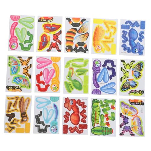 Hohopeti 150 STK Spielzeuge Puzzle Für Kinder Denksportaufgaben 3D-Puzzle-Spielzeug Pädagogisches Puzzlespielzeug Puzzle-Spielzeug Für Kinder Tiere Rätsel Kognitionsspielzeug Schaum von Hohopeti