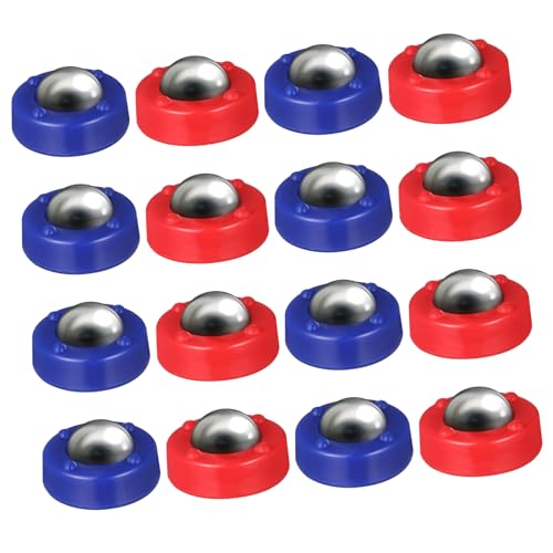 Hohopeti 16 Stück Teiliges Shuffleboard Zubehör Tischspiel Pucks Rollende Perlen Blau Rot Für Familien Tisch Curling Spiel Zubehör Party Hohopeti 16 Stück Teiliges Shuffleboard Zubehör Tischspiel Pucks Rollende Perlen Blau Rot Für Familien Tisch Curling Spiel Zubehör Party von Hohopeti