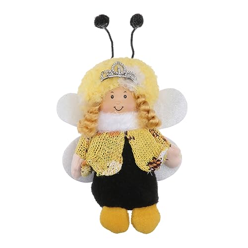 Hohopeti 1Stk Puppe Spielzeug für Kinder kinderspielzeug Indoor Decoration Cartoon bee Huggable Toy Bee doll gefülltes Spielzeug dekoratives Stofftier gestricktes Stofftier Biene Stofftier von Hohopeti