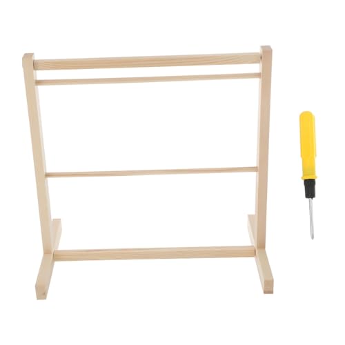 Hohopeti 1Stück Schichtiger Puppenkleiderständer aus Holz Praktischer Kleiderbügel für Puppenbekleidung Sorgt für Ordnung im Puppenstudio für Puppenkleidung Aller Art Hohopeti 1Stück Schichtiger Puppenkleiderständer aus Holz Praktischer Kleiderbügel für Puppenbekleidung Sorgt für Ordnung im Puppenstudio für Puppenkleidung Aller Art von Hohopeti