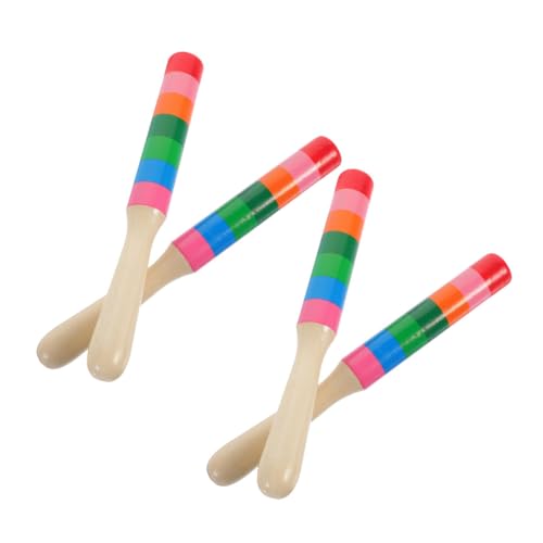 Hohopeti 2 Paare Holz Rhythmusstäbe Percussion Instrumente aus Holz Sicher und Robust Glatte Oberfläche Pädagogisches Musikspielzeug Hand Auge koordination und Rhythmusgefühl Hohopeti 2 Paare Holz Rhythmusstäbe Percussion Instrumente aus Holz Sicher und Robust Glatte Oberfläche Pädagogisches Musikspielzeug Hand Auge koordination und Rhythmusgefühl von Hohopeti
