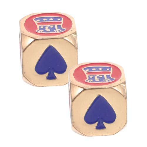 Hohopeti 2 STÜCK Würfel aus Zinklegierung mit Glänzender Oberfläche und Herzmotiv Stabile Sechseitige Spielwürfel für Brettspiele Rollenspiele Familien Partyspaß Farbige Divinationswürfel Hohopeti 2 STÜCK Würfel aus Zinklegierung mit Glänzender Oberfläche und Herzmotiv Stabile Sechseitige Spielwürfel für Brettspiele Rollenspiele Familien Partyspaß Farbige Divinationswürfel von Hohopeti