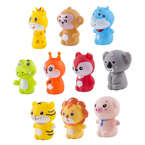 Hohopeti 2 Sätze Fingerpuppe Fingertierspielzeug Puppen kinderspielzeug Spielzeug für Kinder Toys stofftiere Spielzeuge Fingerspielzeug für Kleinkinder Eltern-Kind-Spielzeug Vinyl von Hohopeti