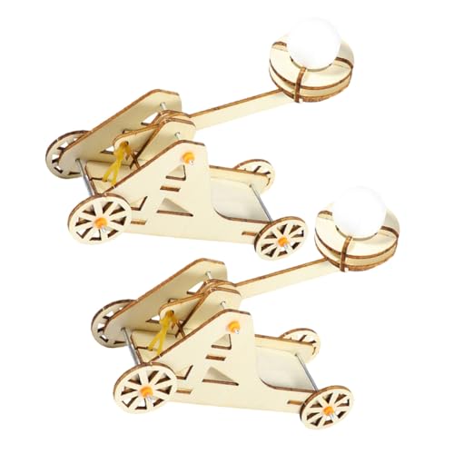 Hohopeti 2 Sätze Stem Wurfmaschine Bausatz aus Robustem Holz DIY Trebuchet Modell Einfache Montage Tragbares Lernspielzeug für Physik Experimente Technikprojekte Teamaktivitäten Hohopeti 2 Sätze Stem Wurfmaschine Bausatz aus Robustem Holz DIY Trebuchet Modell Einfache Montage Tragbares Lernspielzeug für Physik Experimente Technikprojekte Teamaktivitäten von Hohopeti