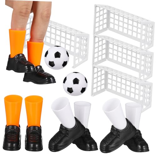 Hohopeti 2 Satz Mini Fingerfußballspiel Tischfußballspielzeug mit Realistische Tragbare Interaktive Miniatur Fußballspiel für Jungen und Mädchen Hohopeti 2 Satz Mini Fingerfußballspiel Tischfußballspielzeug mit Realistische Tragbare Interaktive Miniatur Fußballspiel für Jungen und Mädchen von Hohopeti