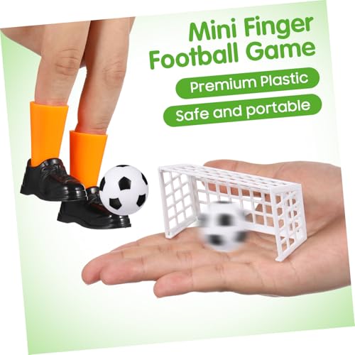 Hohopeti 2 Satz Mini Tischfußballspiel für Interaktives Finger fußballspiel mit Toren Fußball und Mini fußballschuhen Leichtes Tragbares Fußballtor Set für Realistische Spielspaß Hohopeti 2 Satz Mini Tischfußballspiel für Interaktives Finger fußballspiel mit Toren Fußball und Mini fußballschuhen Leichtes Tragbares Fußballtor Set für Realistische Spielspaß von Hohopeti