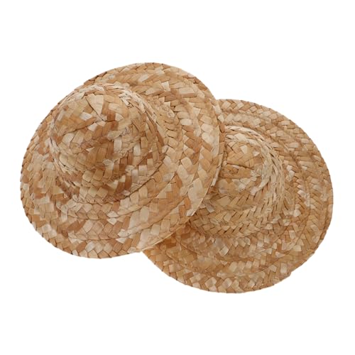 Hohopeti 2 Stück DIY Strohhüte zum Bemalen Unbemalte Puppen hüte aus Stabilem Stroh Kreatives Bastelzubehör für Mädchen Kleine Dekorative Hüte für Handarbeiten Hohopeti 2 Stück DIY Strohhüte zum Bemalen Unbemalte Puppen hüte aus Stabilem Stroh Kreatives Bastelzubehör für Mädchen Kleine Dekorative Hüte für Handarbeiten von Hohopeti