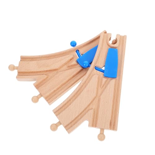 Hohopeti 2 Stück Holz Weichen Schienen Zubehör Teiliges Set für Holzeisenbahn Erweiterung Kompatibel mit Großen Marken Fördert Kreatives und Motorikentwicklung Hohopeti 2 Stück Holz Weichen Schienen Zubehör Teiliges Set für Holzeisenbahn Erweiterung Kompatibel mit Großen Marken Fördert Kreatives und Motorikentwicklung von Hohopeti