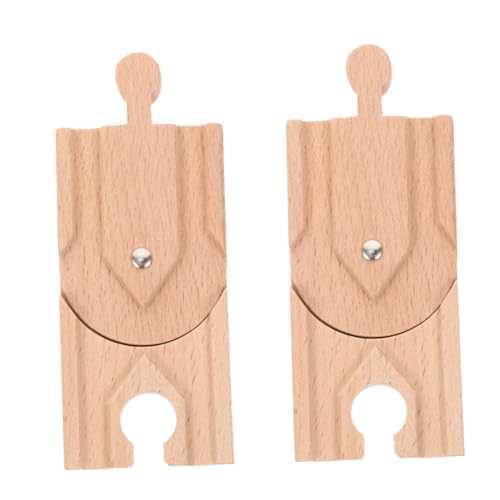 Hohopeti 2 Stück Holzeisenbahn Zubehör DIY Schienen Holz für Fördert Feinmotorik und Kreativität Stabiler Nachbau für Zugspielzeug Jungen Mädchen Kompatibel mit Montessori Eisenbahn Hohopeti 2 Stück Holzeisenbahn Zubehör DIY Schienen Holz für Fördert Feinmotorik und Kreativität Stabiler Nachbau für Zugspielzeug Jungen Mädchen Kompatibel mit Montessori Eisenbahn von Hohopeti