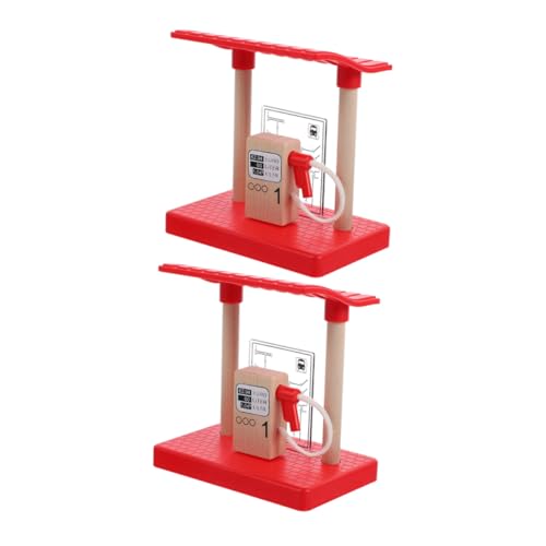 Hohopeti 2 Stück Holzeisenbahn Zubehör mit Tankstelle und Schranken Interaktives Bahnmodell für Kompatibel mit Holzzug Spielsets Fördert Familienzeit und Kreatives Hohopeti 2 Stück Holzeisenbahn Zubehör mit Tankstelle und Schranken Interaktives Bahnmodell für Kompatibel mit Holzzug Spielsets Fördert Familienzeit und Kreatives von Hohopeti