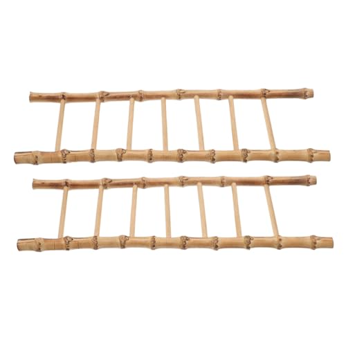 Hohopeti 2 Stück Miniatur Bambusleiter für Puppenhaus Kleine Dekoleiter mit Realistischer Struktur Vielseitiges Garten und Sandgarten Zubehör Handgefertigte Miniaturmöbel für DIY Hohopeti 2 Stück Miniatur Bambusleiter für Puppenhaus Kleine Dekoleiter mit Realistischer Struktur Vielseitiges Garten und Sandgarten Zubehör Handgefertigte Miniaturmöbel für DIY von Hohopeti