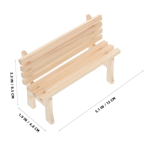Hohopeti 2 Stück Miniatur Holzbank Teilig Puppenhaus Möbel Modell Kleine Sitzbank Deko für Wohnzimmer Schlafzimmer Küche Vielseitige Puppenmöbel Zubehör Hohopeti 2 Stück Miniatur Holzbank Teilig Puppenhaus Möbel Modell Kleine Sitzbank Deko für Wohnzimmer Schlafzimmer Küche Vielseitige Puppenmöbel Zubehör von Hohopeti