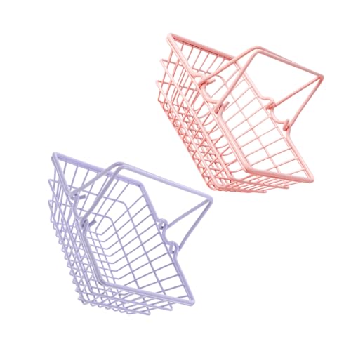 Hohopeti 2 Stück Süßer Mini Einkaufskorb Mit Griffen Kleiner Einkaufskorb Mini Aufbewahrungskorb Kleiner Korb Hohopeti 2 Stück Süßer Mini Einkaufskorb Mit Griffen Kleiner Einkaufskorb Mini Aufbewahrungskorb Kleiner Korb von Hohopeti