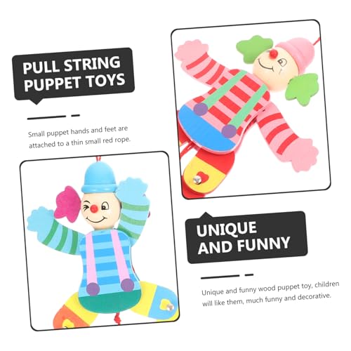 Hohopeti 2 Stück Teiliges Clown Marionetten puppenspielzeug aus Holz Interaktive Handpuppe mit Glatter Oberfläche Fördert Fingerfertigkeit und Eltern Junge Mädchen Zufällige Farbe Hohopeti 2 Stück Teiliges Clown Marionetten puppenspielzeug aus Holz Interaktive Handpuppe mit Glatter Oberfläche Fördert Fingerfertigkeit und Eltern Junge Mädchen Zufällige Farbe von Hohopeti