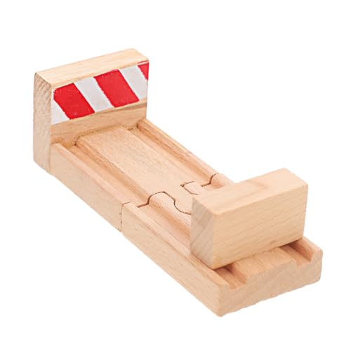Hohopeti 2 Stück Teiliges Holz Eisenbahn Stopper Zubehör für DIY Zug Gleis Kompatibel mit Holzschienen für Eisenbahn Szene und Zusammengebautes Zugspielzeug Hohopeti 2 Stück Teiliges Holz Eisenbahn Stopper Zubehör für DIY Zug Gleis Kompatibel mit Holzschienen für Eisenbahn Szene und Zusammengebautes Zugspielzeug von Hohopeti