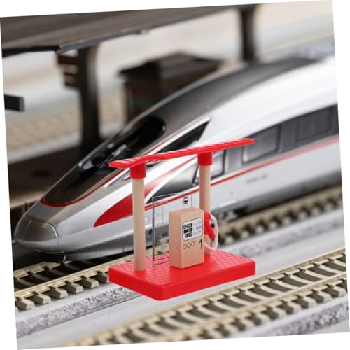 Hohopeti 2 Stück Teiliges Holz Zugzubehör mit Zapfsäule und Schrankenbalken Realistisches Eisenbahn für Fördert Motorische Fähigkeiten und Logisches Denken Sicher und Langlebig Hohopeti 2 Stück Teiliges Holz Zugzubehör mit Zapfsäule und Schrankenbalken Realistisches Eisenbahn für Fördert Motorische Fähigkeiten und Logisches Denken Sicher und Langlebig von Hohopeti