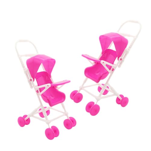 Hohopeti 2 Stück Teiliges Puppenwagen Realistische Doll Stroller Simulation Detailreiche Kinderwagen Puppenzubehör für Jungen und Mädchen zum Geburtstag und Weihnachten Hohopeti 2 Stück Teiliges Puppenwagen Realistische Doll Stroller Simulation Detailreiche Kinderwagen Puppenzubehör für Jungen und Mädchen zum Geburtstag und Weihnachten von Hohopeti