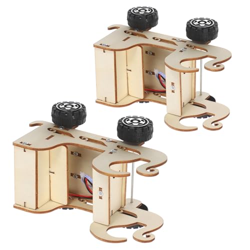 Hohopeti 2 Stück Teiliges Stem Holzauto mit Sprachsteuerung DIY Modellauto Bausatz für Wissenschaftsprojekt Kit mit Hochpräzisem Sound Sensor Fördert Praktische Stem Bildung und Hohopeti 2 Stück Teiliges Stem Holzauto mit Sprachsteuerung DIY Modellauto Bausatz für Wissenschaftsprojekt Kit mit Hochpräzisem Sound Sensor Fördert Praktische Stem Bildung und von Hohopeti