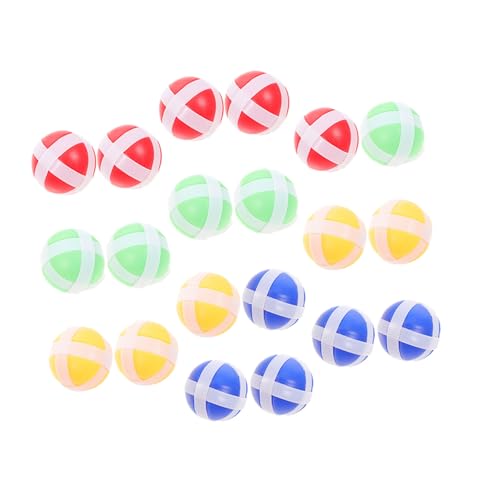 Hohopeti 20 Stück Teiliges Klettball wurfspiel Bunte Klettbälle für Leicht und Tragbar Fördert Hand Auge koordination Geeignet für Dartscheibe Indoor Outdoor Familienspiel Hohopeti 20 Stück Teiliges Klettball wurfspiel Bunte Klettbälle für Leicht und Tragbar Fördert Hand Auge koordination Geeignet für Dartscheibe Indoor Outdoor Familienspiel von Hohopeti