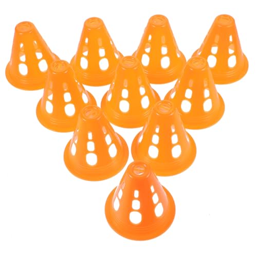 Hohopeti 20 Stück Teiliges Markierungskegel aus Robustem Kunststoff Stapelbare Straßenkegel für Rollschuhtraining Vielseitige Trainingshütchen für Indoor und Outdoor Sport Langlebig und Hohopeti 20 Stück Teiliges Markierungskegel aus Robustem Kunststoff Stapelbare Straßenkegel für Rollschuhtraining Vielseitige Trainingshütchen für Indoor und Outdoor Sport Langlebig und von Hohopeti