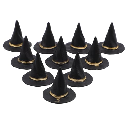 Hohopeti 20 Stück Teiliges Mini Hexenhut Schwarze Hexenhut Dekoration für Halloween Partys Winzige Puppenhaus Hut Deko DIY Hexen Hut Bastelzubehör für Festliche Zauberer Atmosphäre Hohopeti 20 Stück Teiliges Mini Hexenhut Schwarze Hexenhut Dekoration für Halloween Partys Winzige Puppenhaus Hut Deko DIY Hexen Hut Bastelzubehör für Festliche Zauberer Atmosphäre von Hohopeti