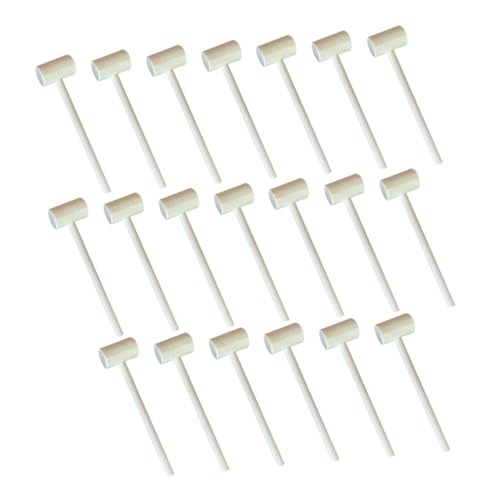 Hohopeti 20 Stück Teiliges Mini Holzhammer Ergonomisch Langer Griff Solides Holz Sicher für Kreatives Pädagogisches Schlagspielzeug als für Jungen und Mädchen Hohopeti 20 Stück Teiliges Mini Holzhammer Ergonomisch Langer Griff Solides Holz Sicher für Kreatives Pädagogisches Schlagspielzeug als für Jungen und Mädchen von Hohopeti