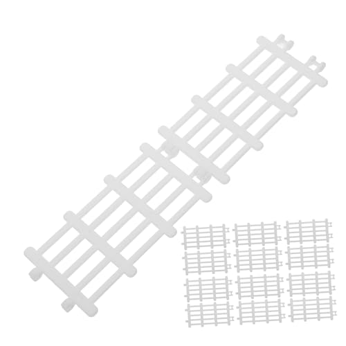 Hohopeti 20 Stück Teiliges Miniatur Farmzaun aus Kunststoff Realistische Mikrolandschaft Deko Weiße Kleine Zäune für Sandtisch DIY Gartenmodell Dekorative Bauernhof Accessoires Hohopeti 20 Stück Teiliges Miniatur Farmzaun aus Kunststoff Realistische Mikrolandschaft Deko Weiße Kleine Zäune für Sandtisch DIY Gartenmodell Dekorative Bauernhof Accessoires von Hohopeti