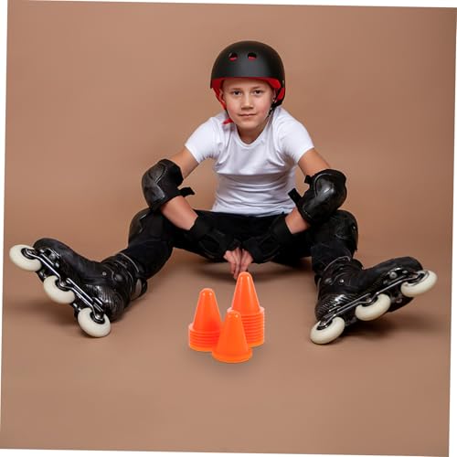 Hohopeti 20 Stück Teiliges Outdoor Training Markierungskegel aus Leichtem Kunststoff Stapelbar und Windstabil Farbige Agility Pylonen für Rollschuh und Fußball Übungen Robust und Langlebig Hohopeti 20 Stück Teiliges Outdoor Training Markierungskegel aus Leichtem Kunststoff Stapelbar und Windstabil Farbige Agility Pylonen für Rollschuh und Fußball Übungen Robust und Langlebig von Hohopeti