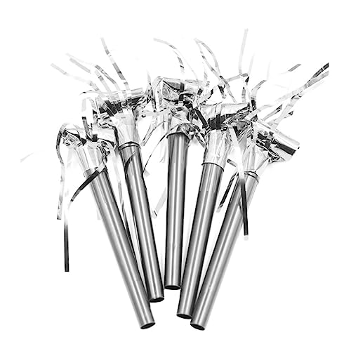 Hohopeti 20 Stück Teiliges Party Pfeifen mit Silbernen Quasten Tröten Bunte Kunststoff Lustige Props für Geburtstag Halloween Karneval und Sportveranstaltungen Hohopeti 20 Stück Teiliges Party Pfeifen mit Silbernen Quasten Tröten Bunte Kunststoff Lustige Props für Geburtstag Halloween Karneval und Sportveranstaltungen von Hohopeti