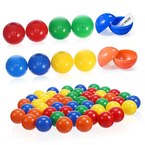 Hohopeti 200 STK Lotteriekugel Partyspielbälle Befüllbare Tischtennisbälle Aktivitätsbälle Für Den Tisch Jumbo Bingokugeln 1-50 Requisiten Für Barspiele Tally-bälle Bolas Pongbälle Plastik von Hohopeti