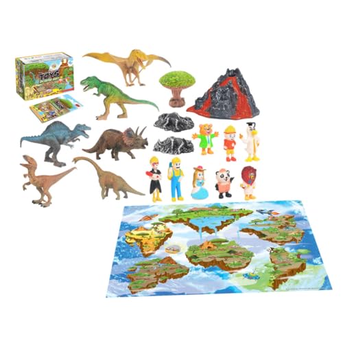 Hohopeti 20St DIY Spielzeug für Kinder realistische Dinosaurierspielzeuge Kinder spielset Kinderspielzeug Kinder Spielzeug glowingtoy Lernspielzeug für Kinder pädagogisches Spielzeug Harz von Hohopeti