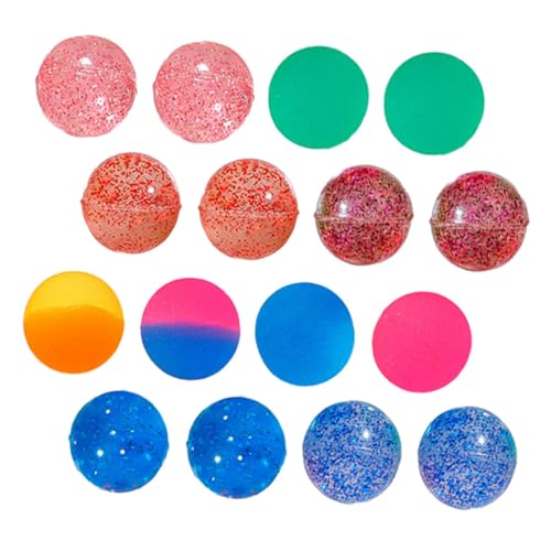 Hohopeti 25 Stück Teiliges Bunte Elastische Hüpfbälle für Party Mitgebsel zur Farberkennung und Stressabbau Geeignet Hohopeti 25 Stück Teiliges Bunte Elastische Hüpfbälle für Party Mitgebsel zur Farberkennung und Stressabbau Geeignet von Hohopeti