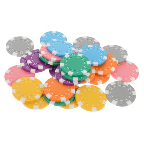 Hohopeti 28 Stück Mehrfarbige kleine runde Spielchips mit glatter Oberfläche praktische Marker für Kartenspiele und Zählchips langlebiges PP Material 28 Stück 7 Farben gemischt Hohopeti 28 Stück Mehrfarbige kleine runde Spielchips mit glatter Oberfläche praktische Marker für Kartenspiele und Zählchips langlebiges PP Material 28 Stück 7 Farben gemischt von Hohopeti
