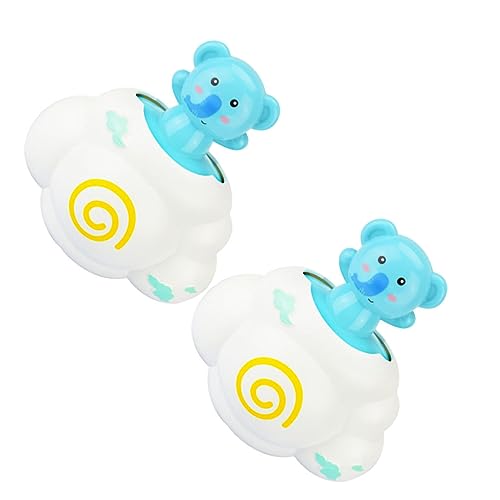 Hohopeti 2St Badespielzeug für Kleinkinder Badespielzeug für Babys Wassersprühwolke Kleinkindwanne badespielzeug Bath Toys Schwimmendes Badespielzeug Badewanne Spielzeug Blue von Hohopeti