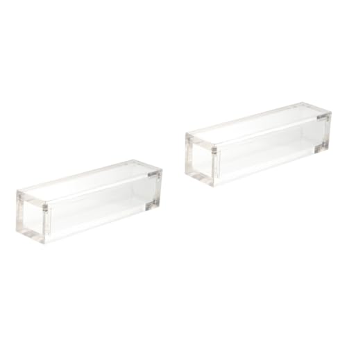 Hohopeti 2St für Würfel Würfelhalter aus Acryl kompakter Würfelhalter küche für die küche Würfel-Organizer Würfel Vitrine Transparent von Hohopeti