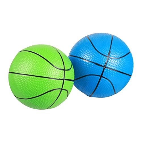 Hohopeti 2Stücke Kinderbasketball Bunte Kreative Spielbälle Für Weiche Bälle Für Sport Für Jungen Und Mädchen von Hohopeti