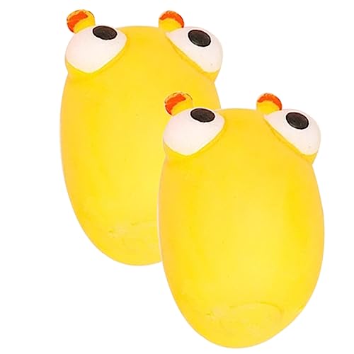 Hohopeti 2pcs Kohlwurmspielzeug Cartoon Zappeln Spielzeug Interessantes Druckspielzeug Sensorisches Kohlwurmspielzeug Spielzeug von Hohopeti