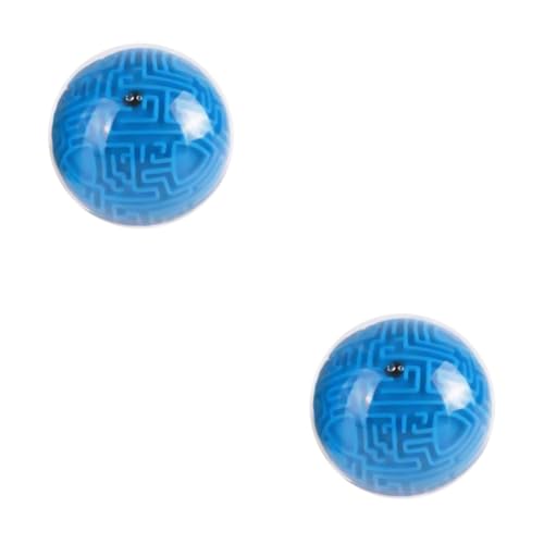 Hohopeti 2st Labyrinthball Für Kinder Mini-3d-labyrinth Intelligenz-Labyrinth-Spiel 3D-Puzzle Labyrinth-Ball-Puzzle Labyrinth Ball Spielzeug Intellekt-Labyrinth-Ball Kinder Labyrinth Blue von Hohopeti