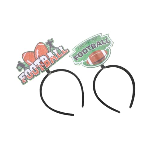 Hohopeti 2st Rugby-stirnband Haarschmuck Für Fußballspiele Fußball-kostüm-stirnband Kopfbedeckung Im Rugby-stil Stirnband Für Fußballwettbewerbe Fußballspiel- -requisite Stirnbänder von Hohopeti