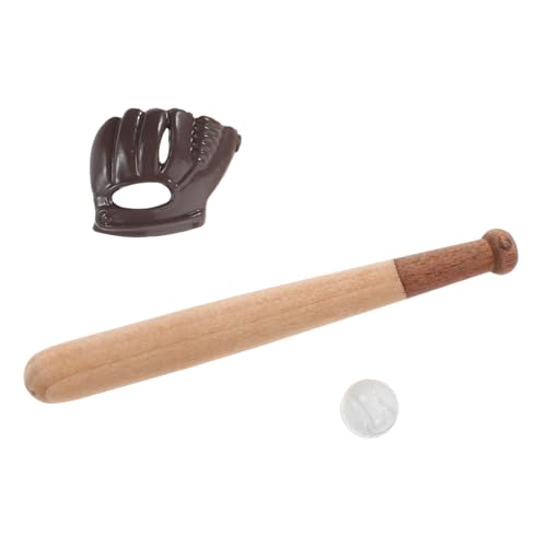 Hohopeti 3 Sätze Miniatur Baseball für Puppenhaus mit Schläger Ball und Handschuh Mini Baseball Zubehör für Sammler Dioramen und Bastelprojekte Realistische Softball Miniatur Spielszene Hohopeti 3 Sätze Miniatur Baseball für Puppenhaus mit Schläger Ball und Handschuh Mini Baseball Zubehör für Sammler Dioramen und Bastelprojekte Realistische Softball Miniatur Spielszene von Hohopeti