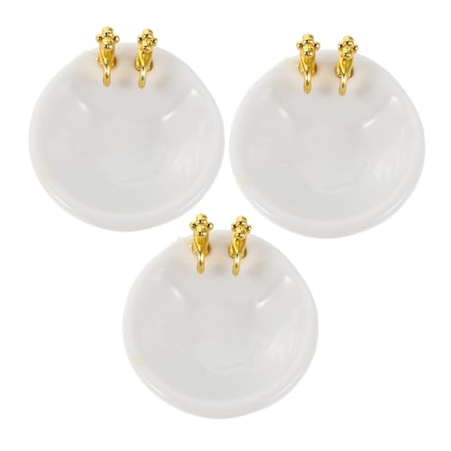 Hohopeti 3 Stück Maßstab Weißes Kleines Waschbecken Badezimmer Zubehör für Puppenhaus Badezimmermöbel Hohopeti 3 Stück Maßstab Weißes Kleines Waschbecken Badezimmer Zubehör für Puppenhaus Badezimmermöbel von Hohopeti