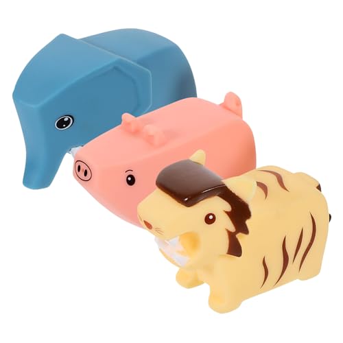 Hohopeti 3 Stück Teiliges Badespielzeug für Kleinkinder Bunte Wasserspritzende Tierfiguren Geräuschvolle Gummitiere Sicher und Langlebig zum Baden für Junge Mädchen Hohopeti 3 Stück Teiliges Badespielzeug für Kleinkinder Bunte Wasserspritzende Tierfiguren Geräuschvolle Gummitiere Sicher und Langlebig zum Baden für Junge Mädchen von Hohopeti